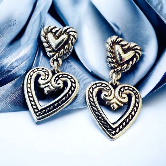 Brighton Jewelry - Brighton | Ellington Heart Post Drop Earrings